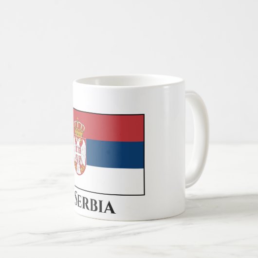 Mug Drapeau serbe (Devant droit)