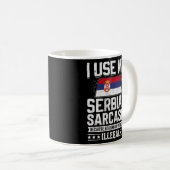 Mug Drapeau Serbe Pour Les Serbes (Devant droit)