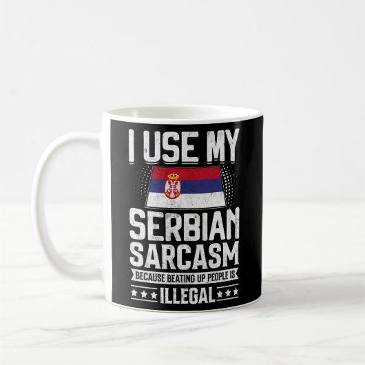 Mug Drapeau Serbe Pour Les Serbes (Gauche)