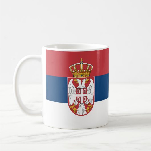 Mug Drapeau Serbie (Gauche)