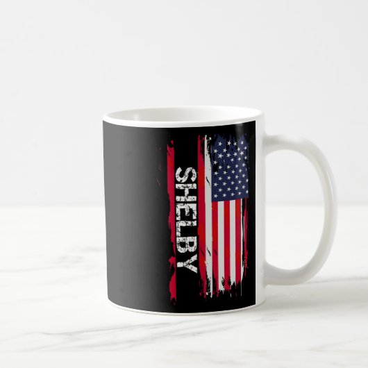 Mug Drapeau Shelby Amérique (Droite)
