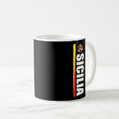 Mug Drapeau Sicilia Soccer Dons Fier Sicilien Trinacri (Devant droit)