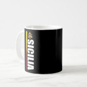 Mug Drapeau Sicilia Soccer Dons Fier Sicilien Trinacri (Devant gauche)