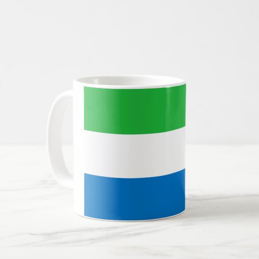 Mug Drapeau Sierra Leone (Devant gauche)