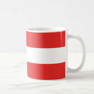 Mug Drapeau simple de l'Autriche