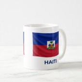 Mug Drapeau Simple Haïti | Fierté Quotidienne (Devant droit)