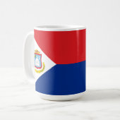 Mug Drapeau Sint Maarten (Devant gauche)