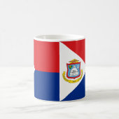 Mug Drapeau Sint Maarten : Célébrons la fierté car (Centre)