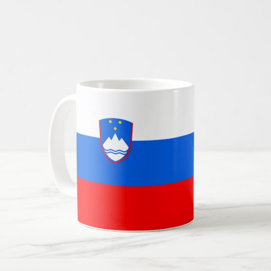 Mug Drapeau slovène (Devant gauche)