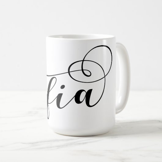 Mug Drapeau Sofia, Je Coeur Sofia, Bulgarie (Devant droit)