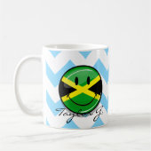 Mug Drapeau souriant jamaïcain (Gauche)