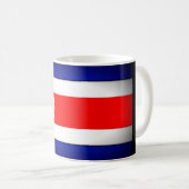 Mug Drapeau stylisé du Costa Rica (Devant droit)