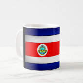 Mug Drapeau stylisé du Costa Rica (Devant gauche)