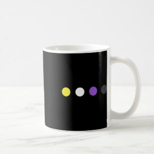 Mug Drapeau subtil non binaire Enby Fierté Trans LGBT