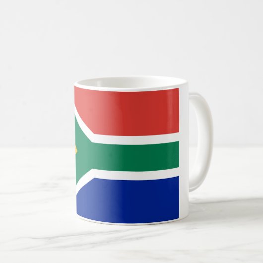 Mug Drapeau sud-africain (Devant droit)