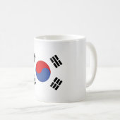 Mug Drapeau sud-coréen cool (Devant droit)