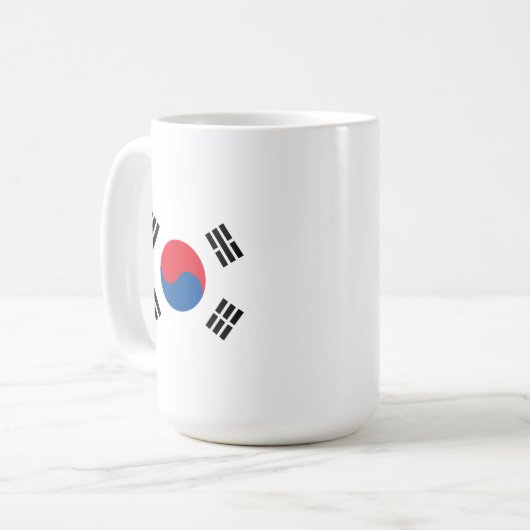 Mug Drapeau sud-coréen inoxydable (Devant gauche)