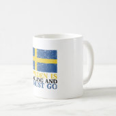 Mug Drapeau Suède (Devant droit)