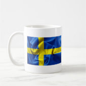 Mug Drapeau suédois de café (Gauche)