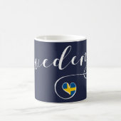 Mug Drapeau suédois Design cardiaque, Suède (Centre)