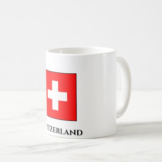 Mug Drapeau suisse (Devant droit)