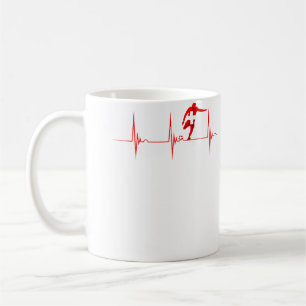 Mug Drapeau suisse Football Suisse Rythme Cardiaque Po