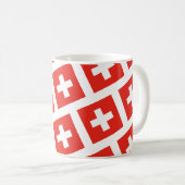 Mug Drapeau suisse I Love Switzerland (Devant droit)