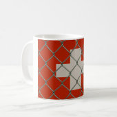 Mug Drapeau suisse protégé (Devant gauche)