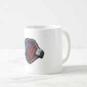 Mug Drapeau superhero USA (Devant droit)