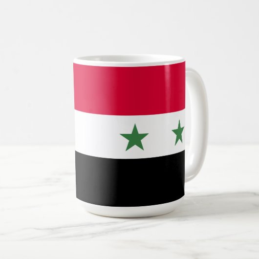 Mug Drapeau syrien (Devant droit)