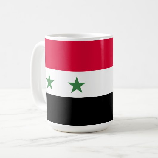 Mug Drapeau syrien (Devant gauche)