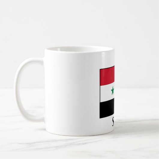 Mug Drapeau syrien (syrien) (Gauche)