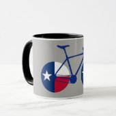 Mug Drapeau Texas Cyclisme (Devant gauche)