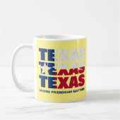 Mug DRAPEAU TEXAS Patriotique Personnalisé (Gauche)