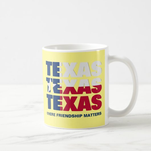 Mug DRAPEAU TEXAS Patriotique Personnalisé (Droite)