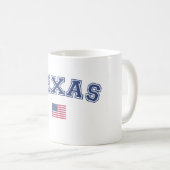 Mug Drapeau Texas State USA (Devant droit)