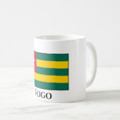 Mug Drapeau Togo (Devant droit)