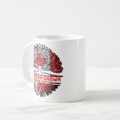 Mug Drapeau Tonga Tongan Canada Tree Roots (Devant gauche)