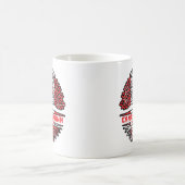 Mug Drapeau Tonga Tongan Canada Tree Roots (Centre)
