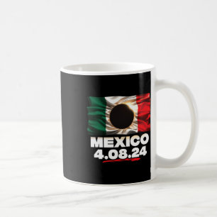 Mug Drapeau Totalité 4.08.24 Total Éclipse Solaire Mex