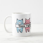 Mug Drapeau Transgenre Les droits de transgenre sont d (Gauche)