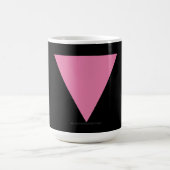 Mug Drapeau triangle rose de SlipperyJoe drapeau rose (Centre)