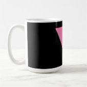 Mug Drapeau triangle rose de SlipperyJoe drapeau rose (Gauche)