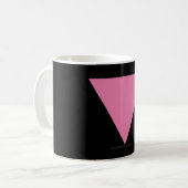 Mug Drapeau triangle rose de SlipperyJoe drapeau rose  (Devant gauche)