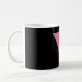 Mug Drapeau triangle rose de SlipperyJoe drapeau rose  (Gauche)