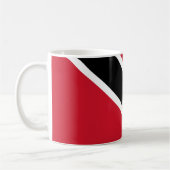 Mug Drapeau Trinidad Trini Strong Soca Music White Cot (Gauche)