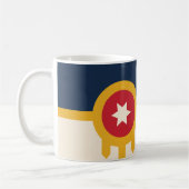 Mug Drapeau Tulsa serviette (Gauche)
