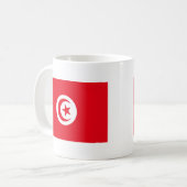 Mug Drapeau tunisien (Devant gauche)