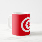 Mug Drapeau tunisien (Devant gauche)