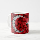 Mug Drapeau turc avec café (Devant gauche)